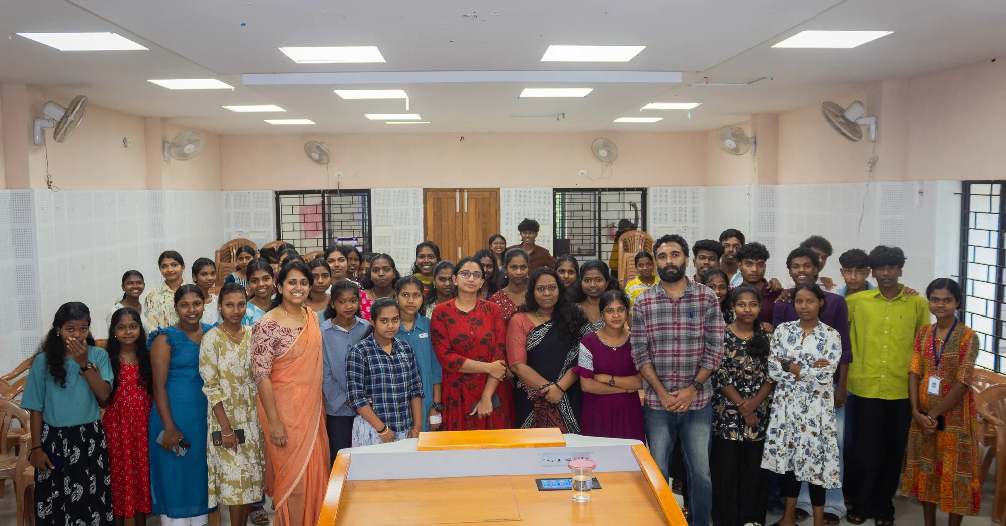 Thrya faculty teaching at the Institute of Tribal Studies and Research, University of Calicut
